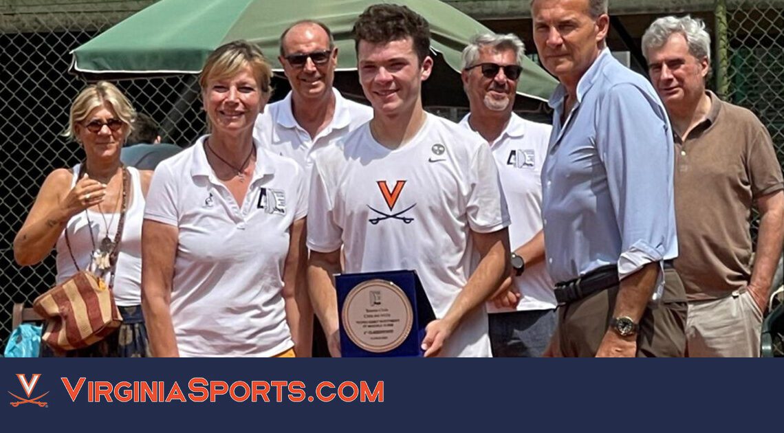 Virginia Men's Tennis | Iñaki Montes Wins Singles Title in Bergamo, Italy