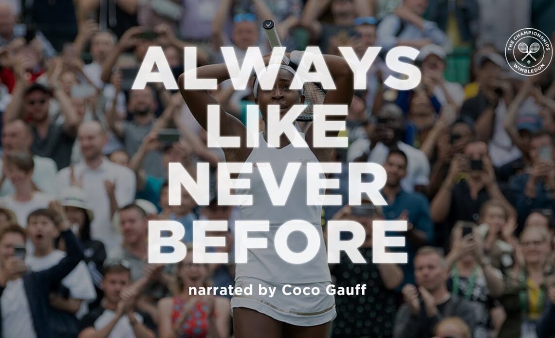 Welcome to Wimbledon 2023: Always Like Never Before - narrated by Coco Gauff