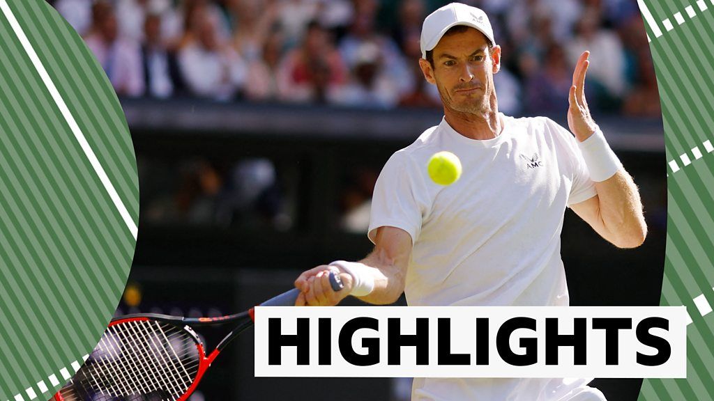 Wimbledon 2023: Andy Murray beaten in five sets by Stefanos Tsitsipas - highlights