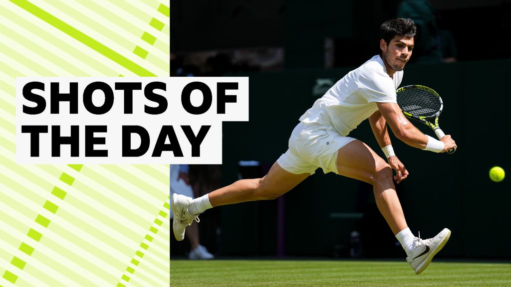 Wimbledon 2023: Carlos Alcaraz, Stefanos Tsitsipas & Ons Jabeur star in shots of the day