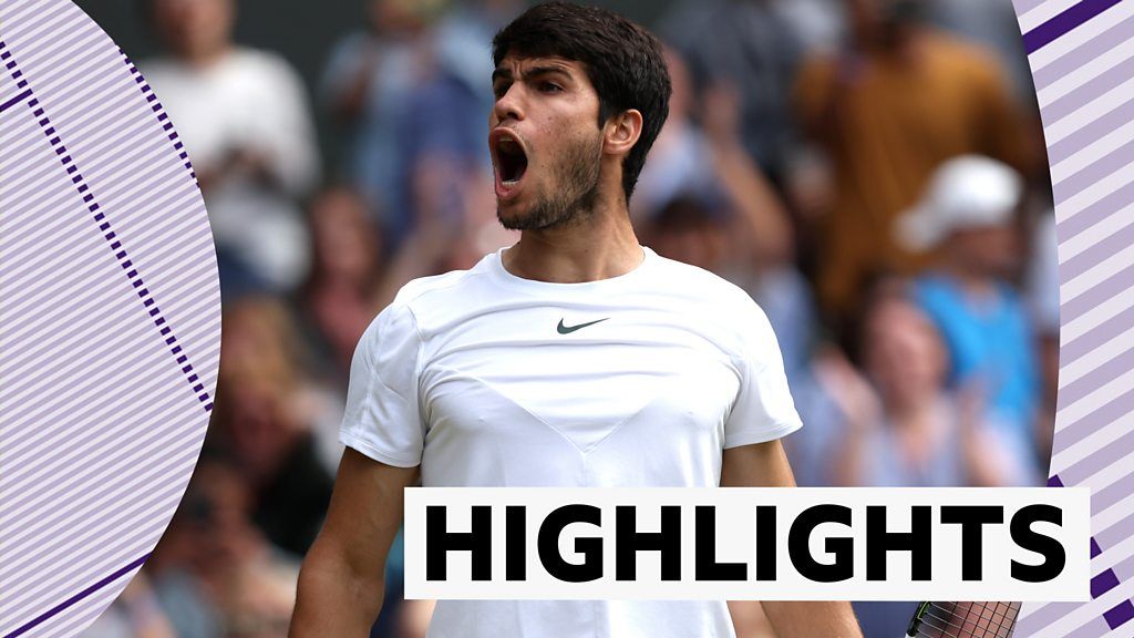 Wimbledon 2023: Carlos Alcaraz beats Danish sixth seed Holger Rune to reach semis