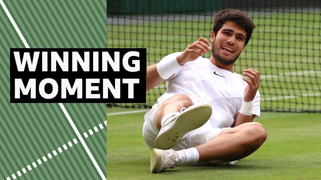 Wimbledon 2023: Carlos Alcaraz beats Novak Djokovic to win Wimbledon title
