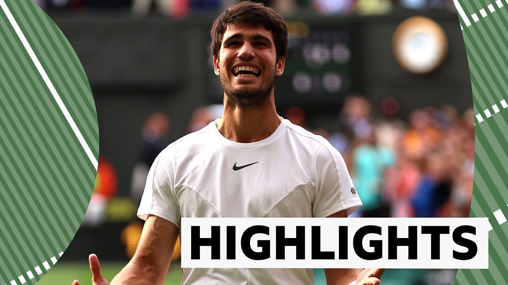 Wimbledon 2023: Carlos Alcaraz fights back against Novak Djokovic to win thrilling final - highlights