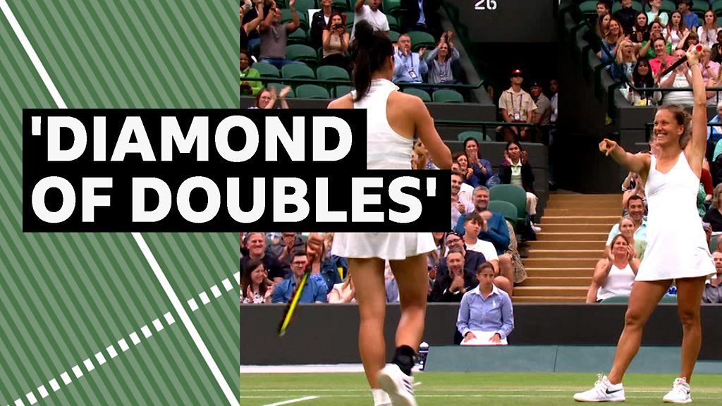 Wimbledon 2023: Doubles pair Hsieh Su-Wei and Barbora Strycova win 'stunning' rally