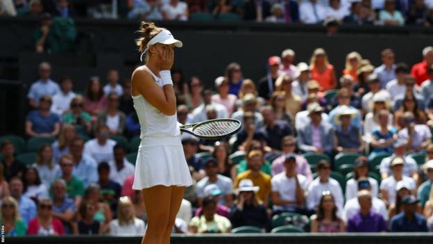 Haddad Maia in tears on Centre Court