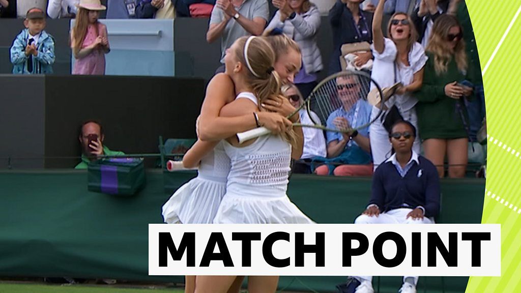 Wimbledon 2023: GB's Klugman & Lacy into girls' doubles final