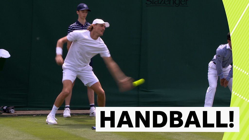 Wimbledon 2023: Max Purcell uses hand to hit ball against Andrey Rublev