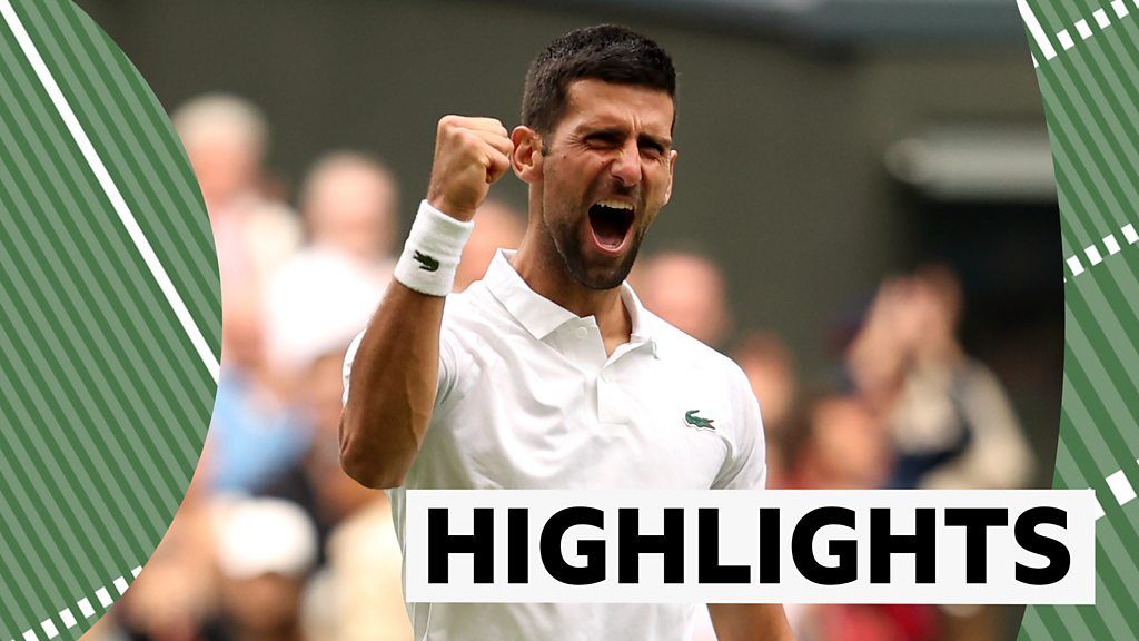 Wimbledon 2023: Novak Djokovic beats Andrey Rubley to reach semi-finals