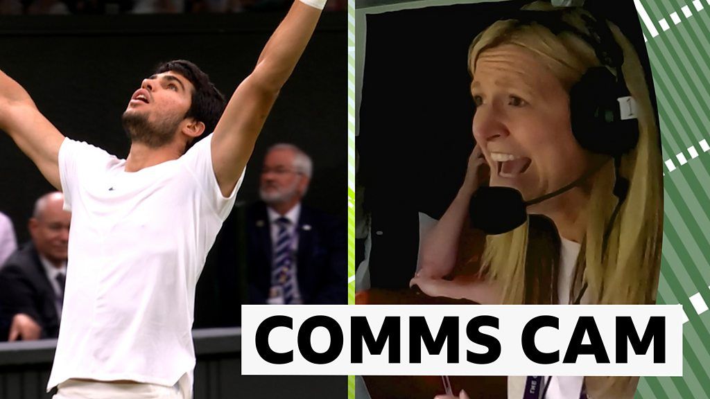 Wimbledon 2023: Watch BBC Radio 5 Live's commentary as Carlos Alcaraz beats Daniil Medvedev