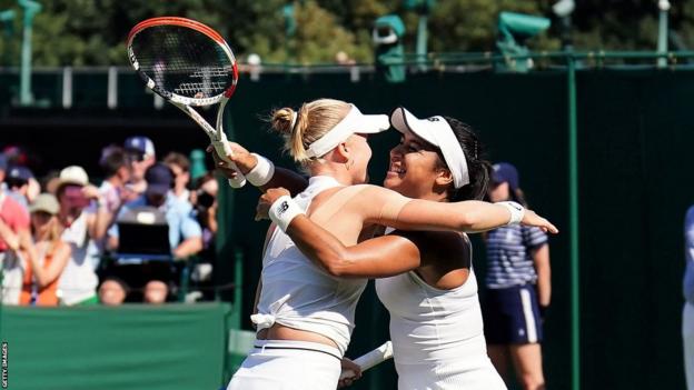 Harriet Dart and Heather Watson