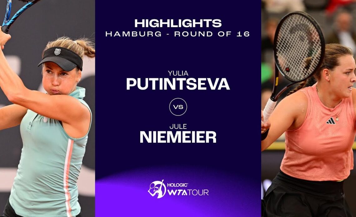 Yulia Putintseva vs. Jule Niemeier | 2023 Hamburg Round of 16 | WTA Match Highlights