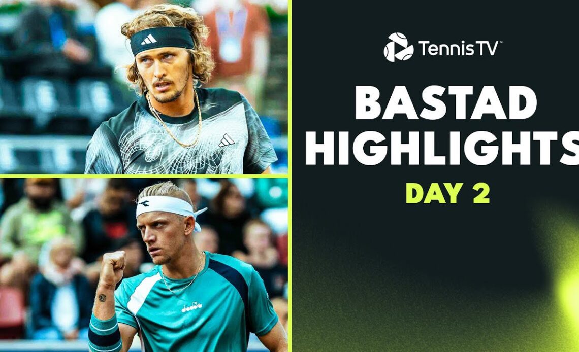 Zverev Takes On Molcan, Davidovich Fokina & More Feature | Bastad 2023 Highlights Day 2