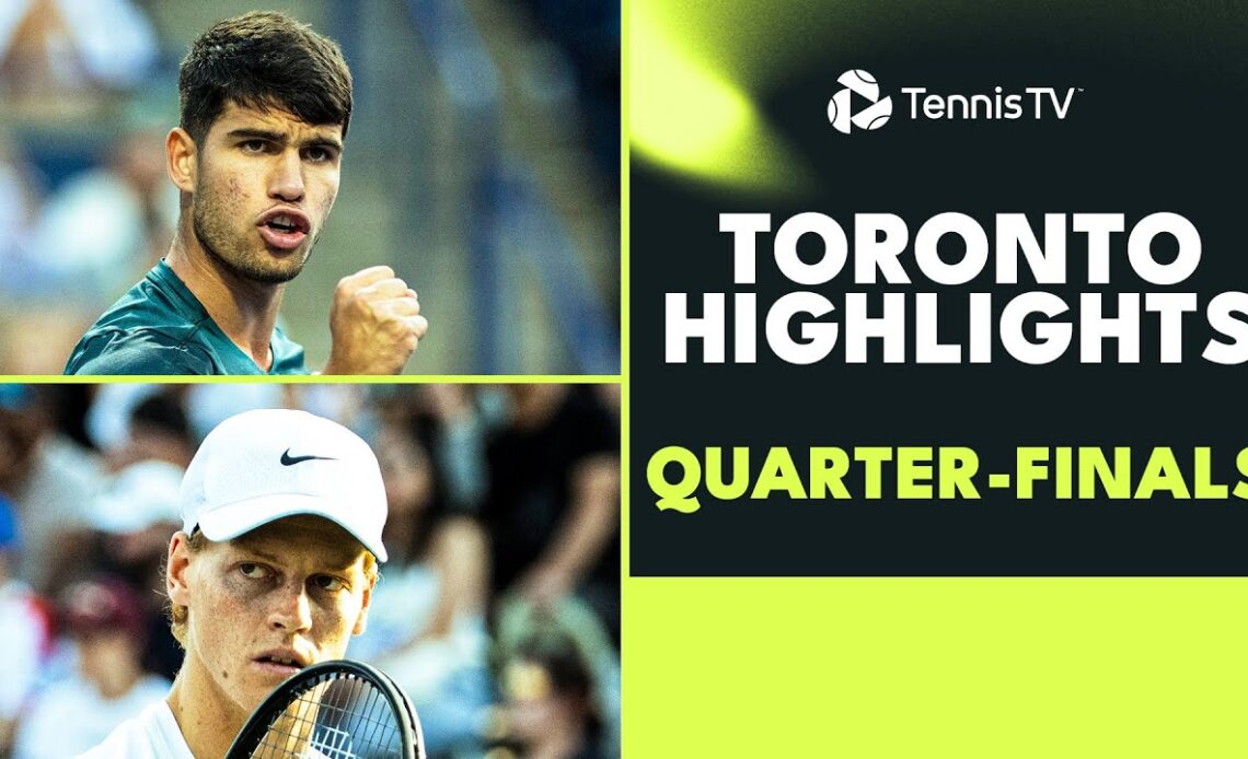 Alcaraz Plays Paul; Sinner Faces Monfils & More | Toronto 2023 Highlights Quarter-Finals