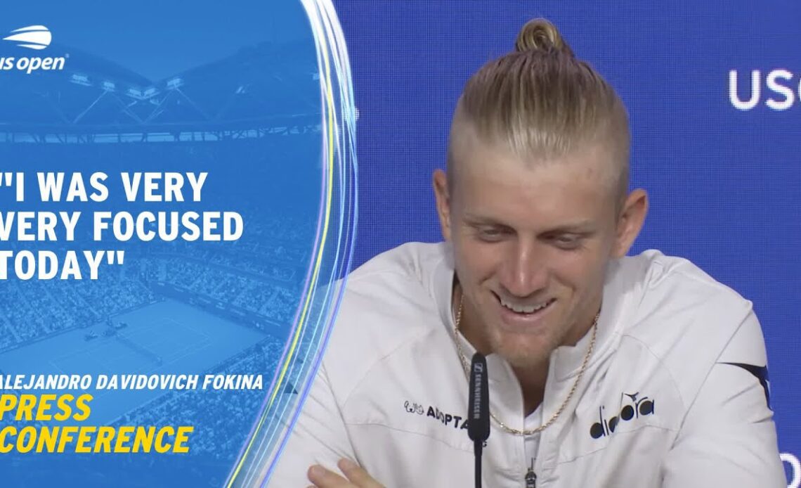 Alejandro Davidovich Fokina Press Conference | 2023 US Open