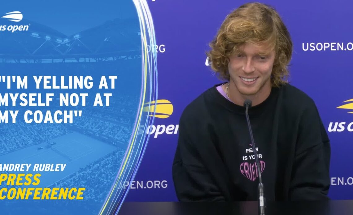 Andrey Rublev Press Conference | 2023 US Open Round 1