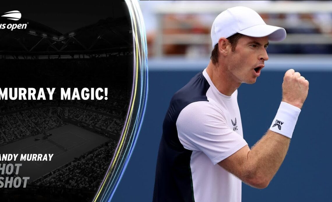 Andy Murray's Amazing Gliding Slice Backhand | 2023 US Open