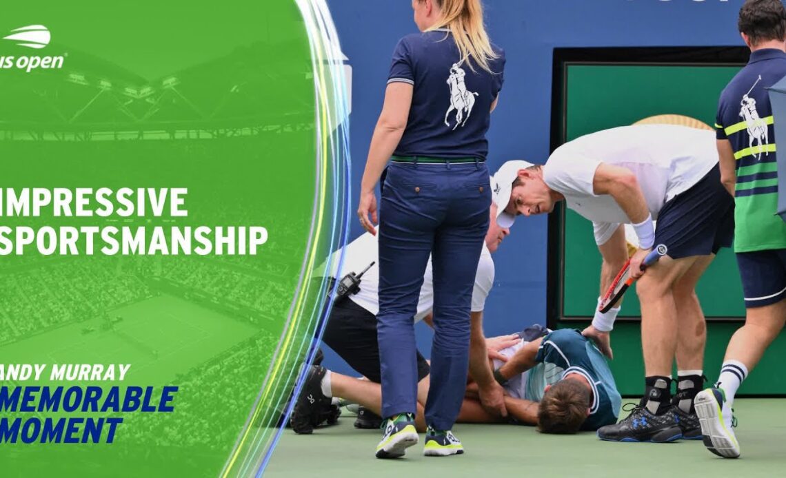 Andy Murray's Impressive Sportsmanship | 2023 US Open