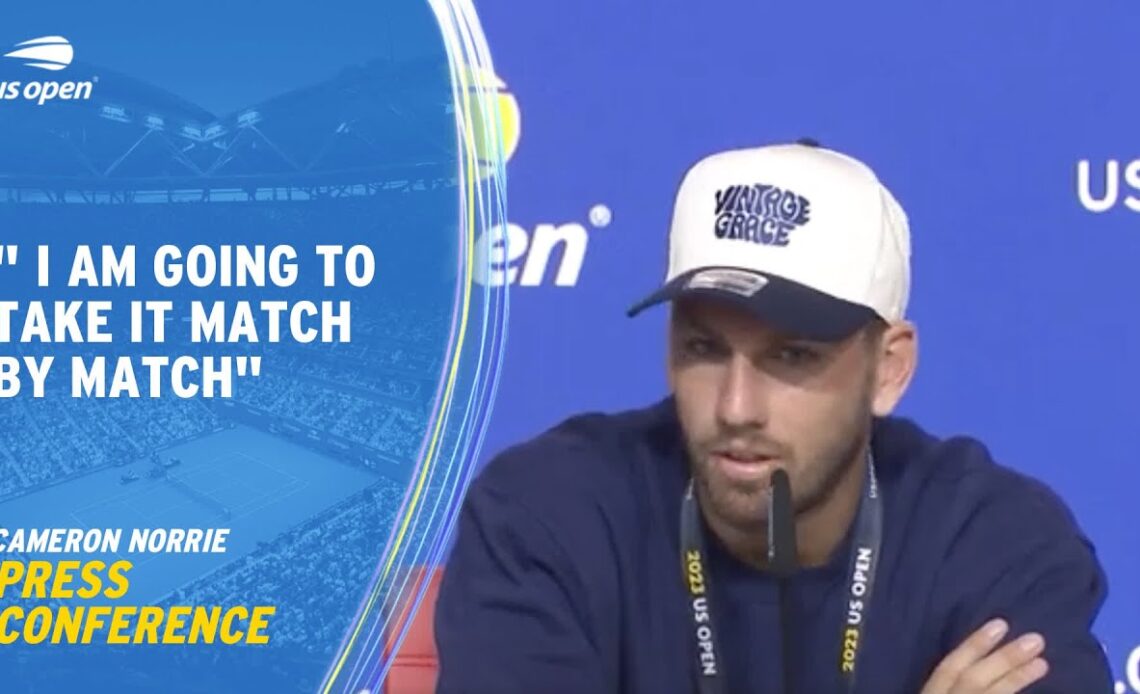 Cameron Norrie Press Conference | 2023 US Open Round 1