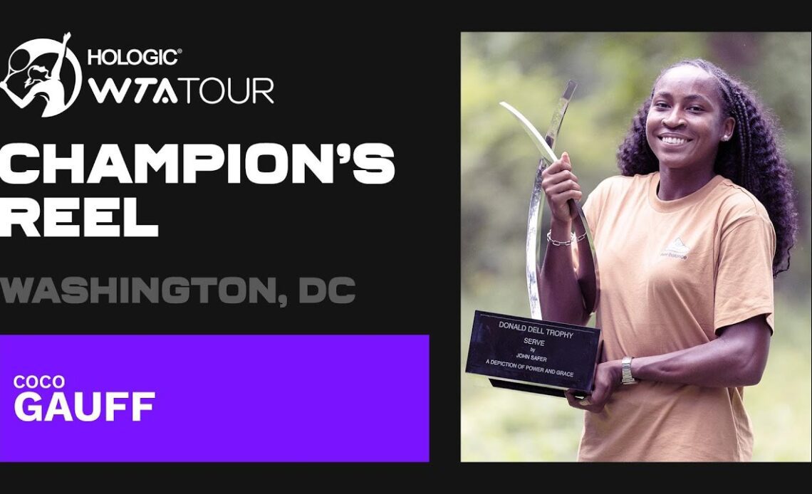 Champion Coco Gauff's TOP plays from Washington, DC! 🙌
