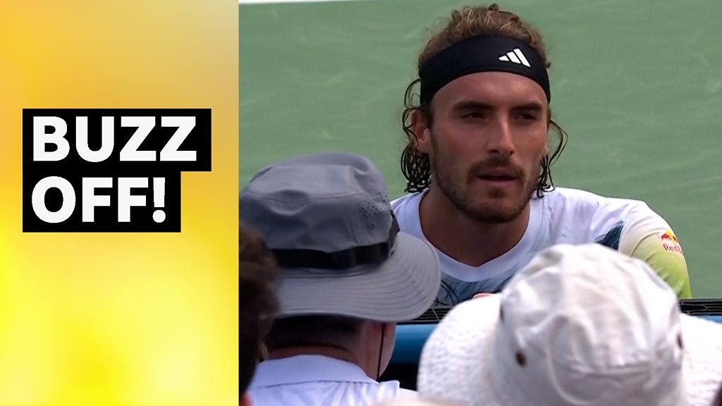 Cincinnati Open: Stefanos Tsitsipas wants spectator to be removed for making bee sounds
