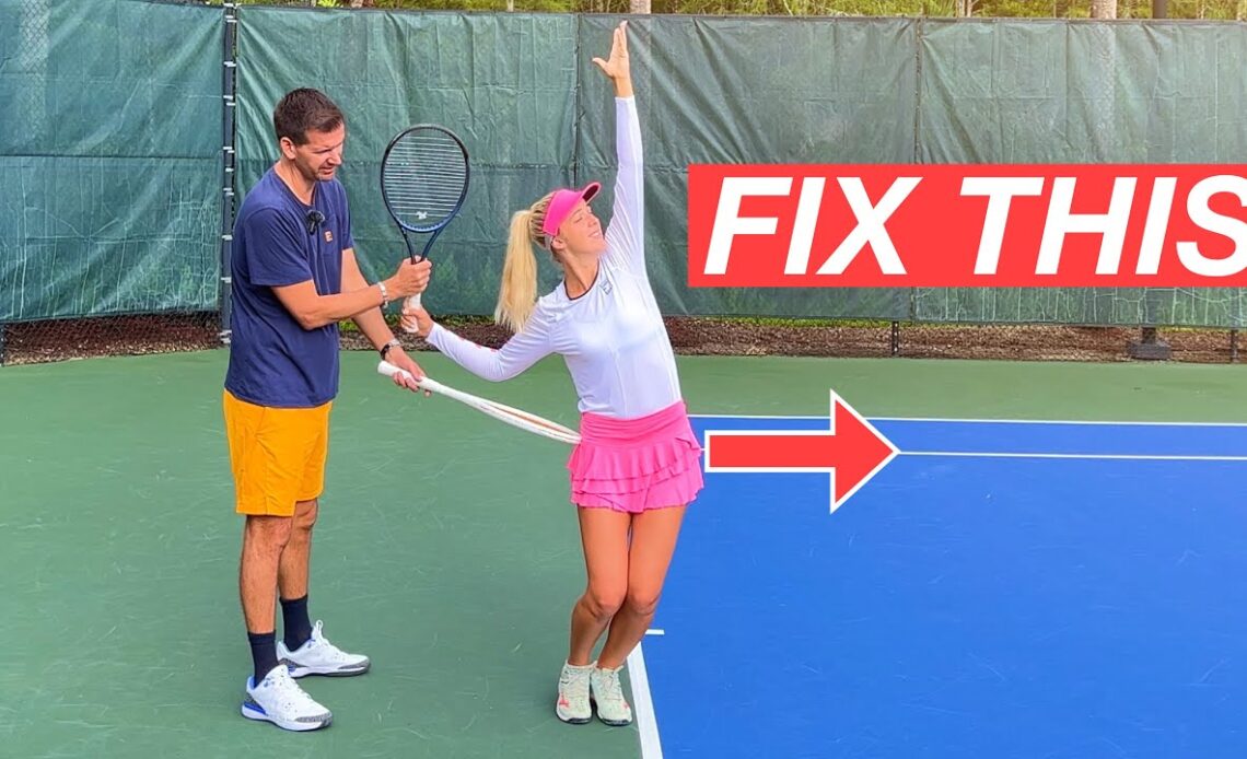 Clearing Up Tennis Serve Misconceptions & Double Fault Issue | Ema’s WTA Tour Comeback