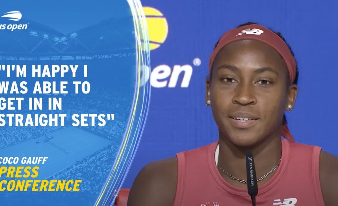 Coco Gauff Press Conference | 2023 US Open Round 2