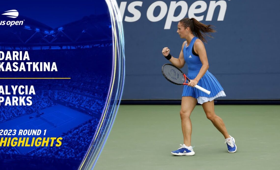 Daria Kasatkina vs. Alycia Parks Highlights | 2023 US Open Round 1