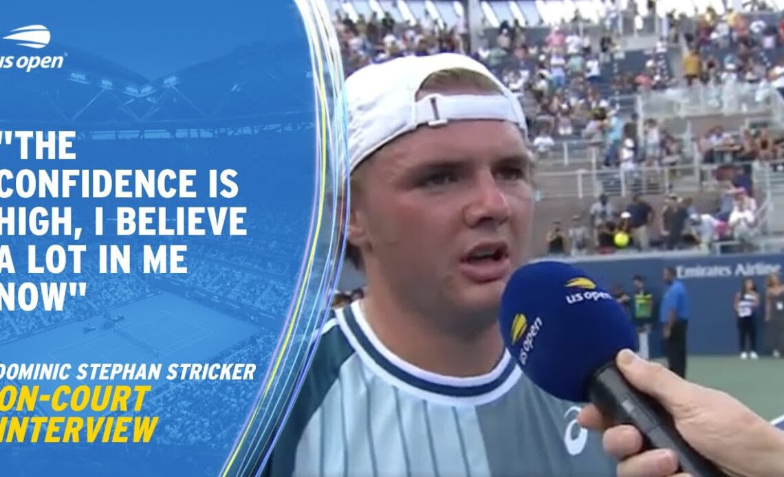 Dominic Stricker On-Court Interview | 2023 US Open Round 2