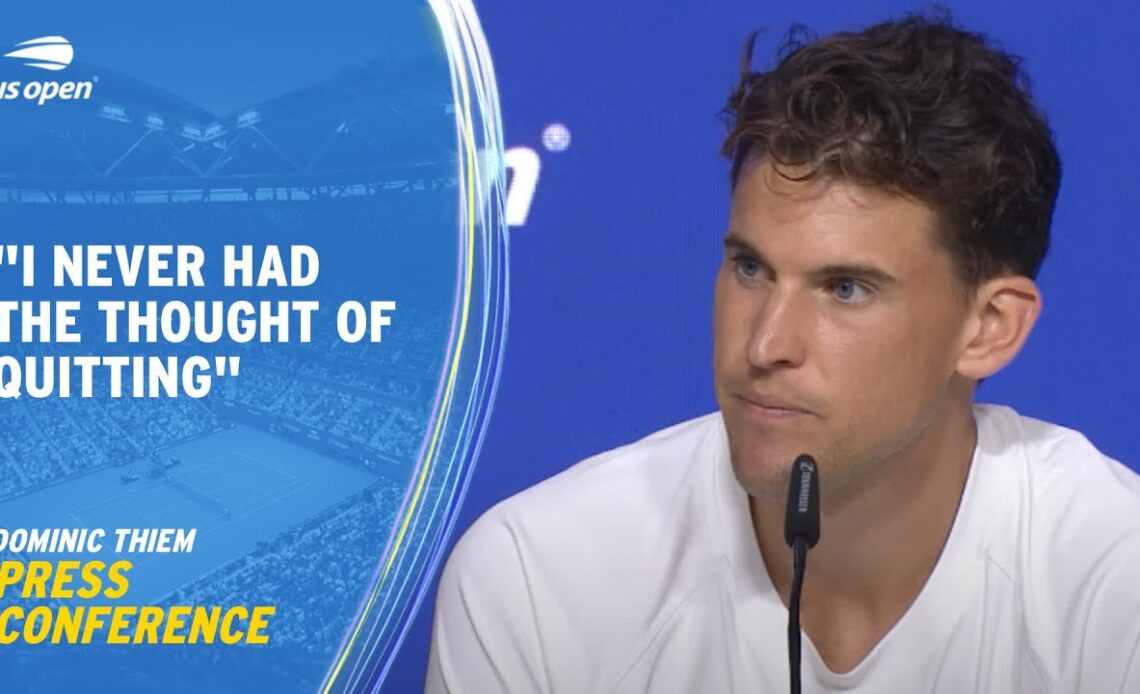 Dominic Thiem Press Conference | 2023 US Open Round 1
