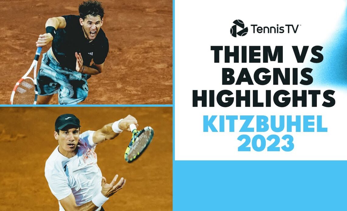 Dominic Thiem & Facundo Bagnis Entertaining Match Highlights | Kitzbuhel 2023 Highlights