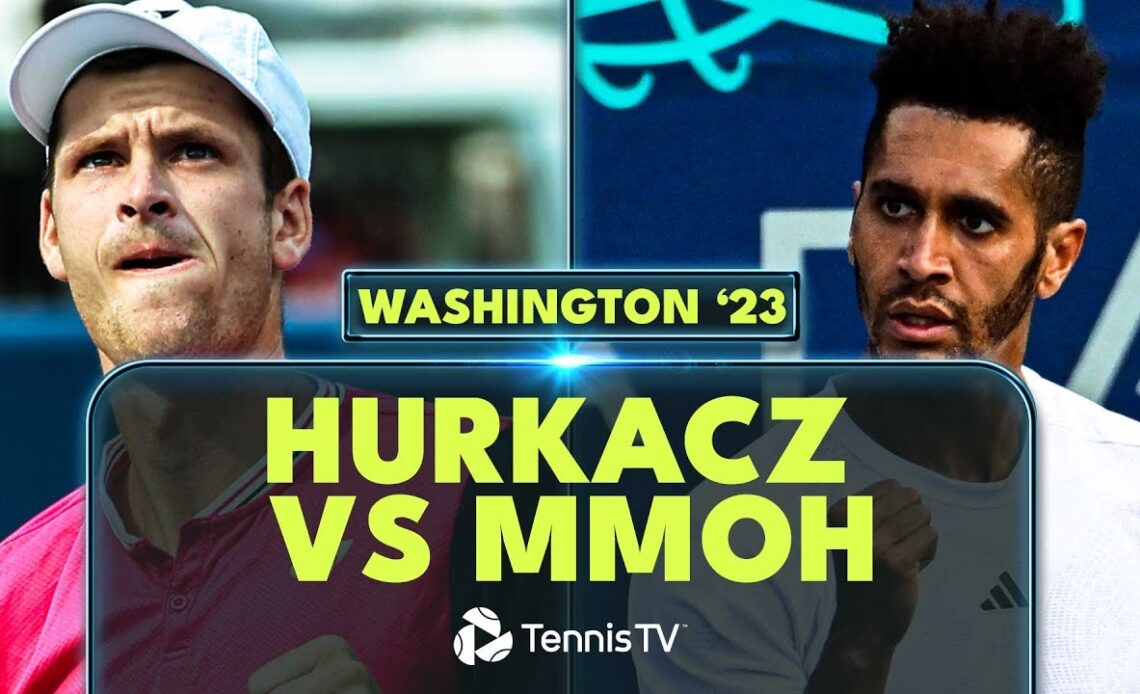 Dramatic Moments In Hurkacz vs Mmoh Rollercoaster | Washington 2023 Highlights