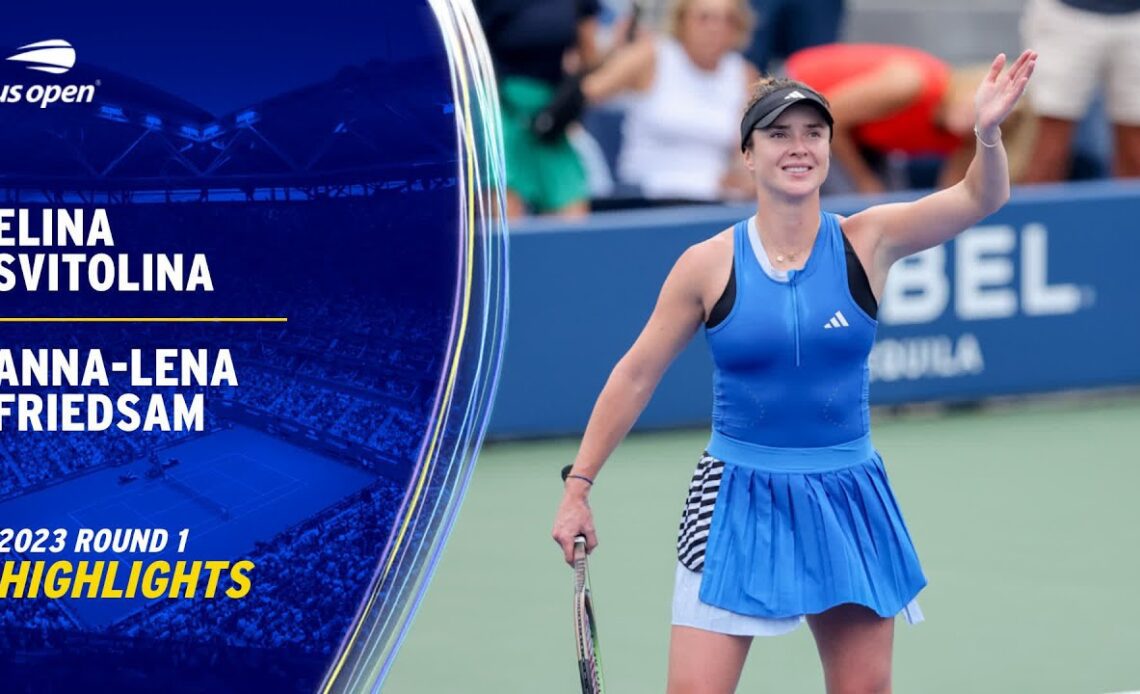 Elina Svitolina vs. Anna-Lena Friedsam Highlights | 2023 US Open Round 1