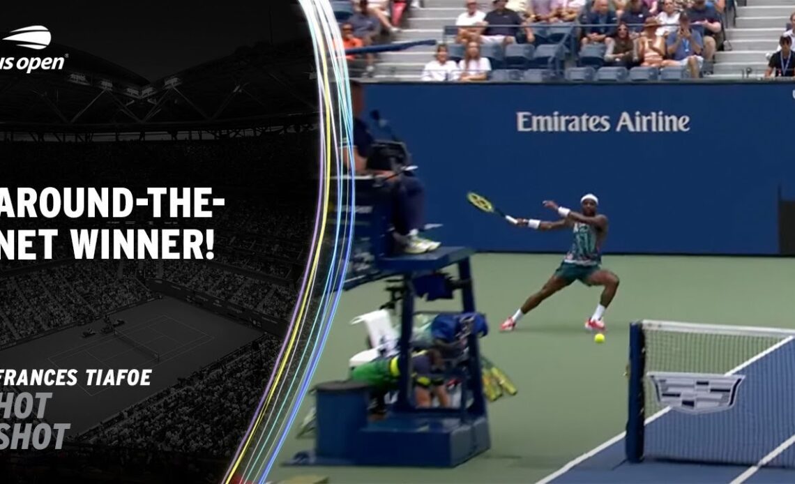Frances Tiafoe's Crazy Around-The-Net Shot! | 2023 US Open