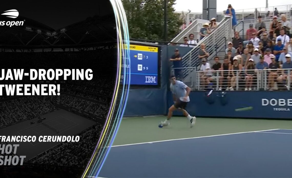 Francisco Cerundolo Rips Unreal Tweener! | 2023 US Open