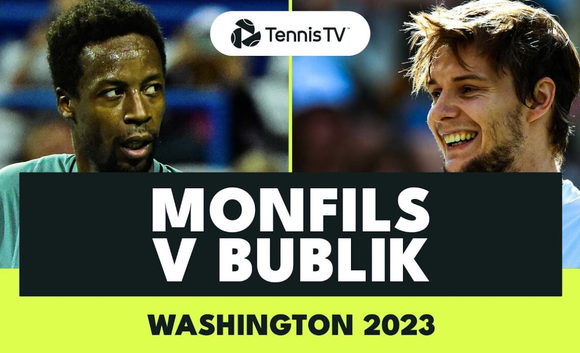 Gael Monfils vs Alexander Bublik | Washinton 2023 Highlights