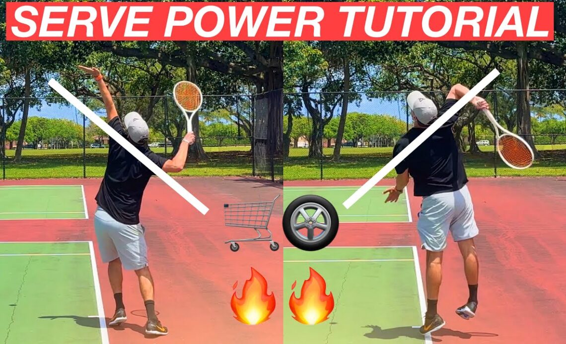 How to Cart Wheel a Tennis Serve for More POWER