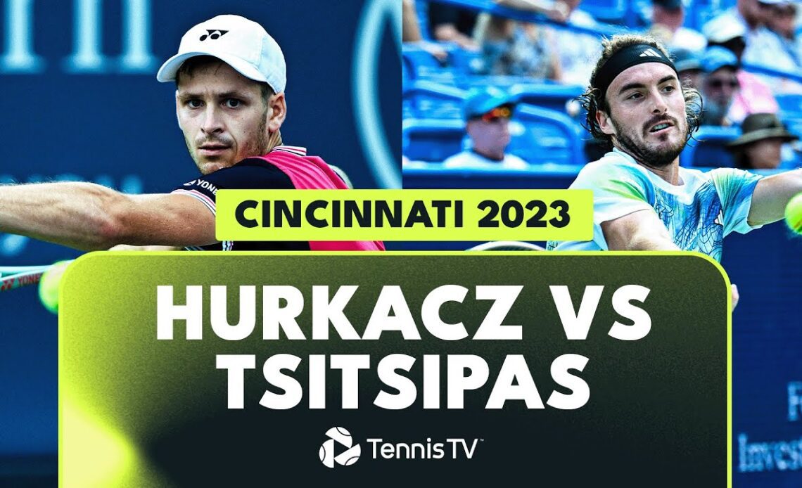 Hubert Hurkacz vs Stefanos Tsitsipas | Cincinnati 2023 Highlights