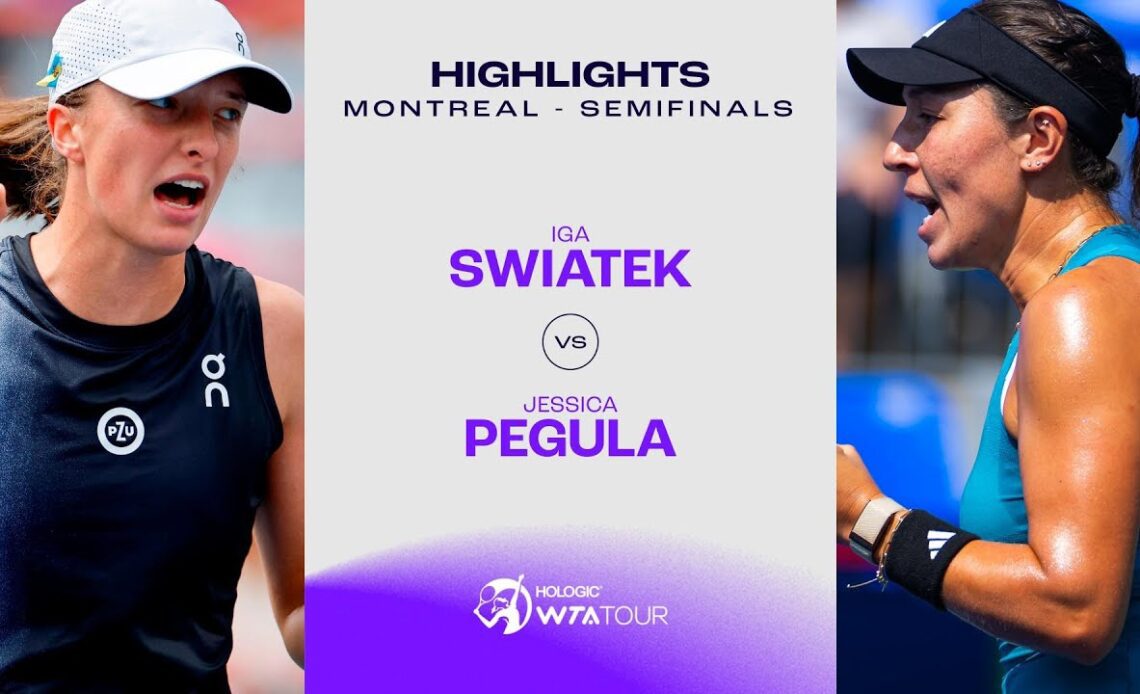 Iga Swiatek vs. Jessica Pegula | 2023 Montreal Semifinals | WTA Match Highlights