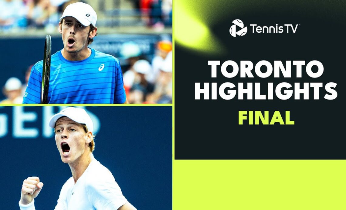 Jannik Sinner vs Alex de Minaur For The Title 🏆 | Toronto 2023 Final Highlights