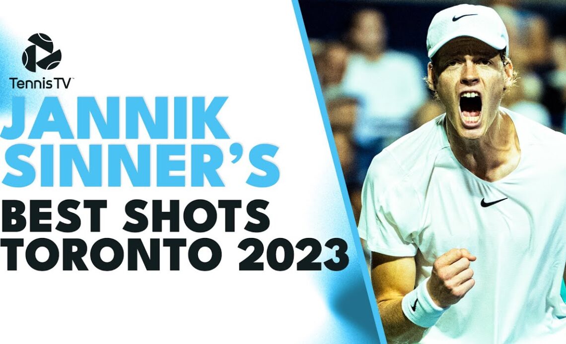 Jannik Sinner's INCREDIBLE Shots & Rallies | Toronto 2023