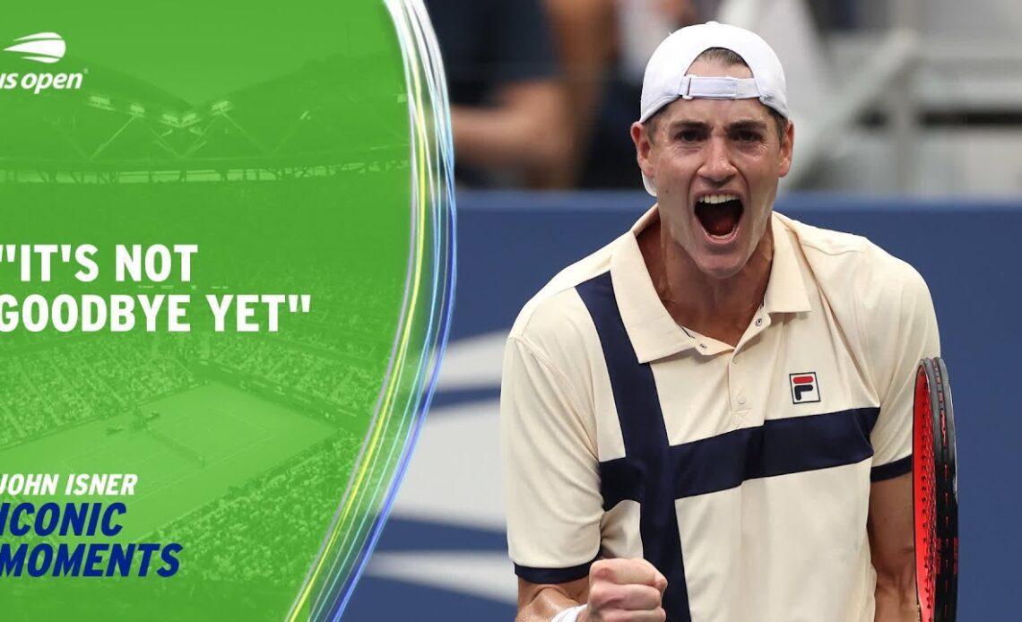 John Isner Flys Through to Round 2 | 2023 US Open