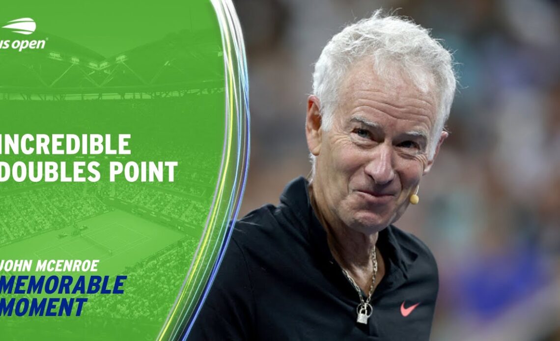 John McEnroe Shows He's Still Got It Against Matteo Berrettini | 2023 US Open