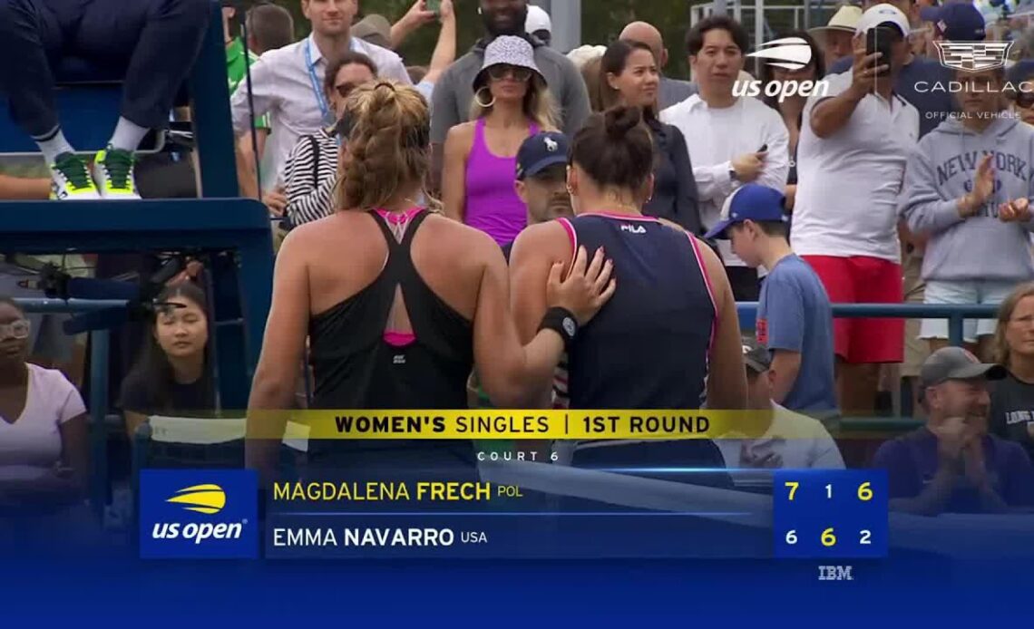 Magdalena Frech vs. Emma Navarro Highlights | 2023 US Open Round 1