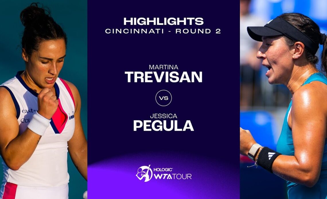 Martina Trevisan vs. Jessica Pegula |2023 Cincinnati Round 2 | WTA Match Highlights