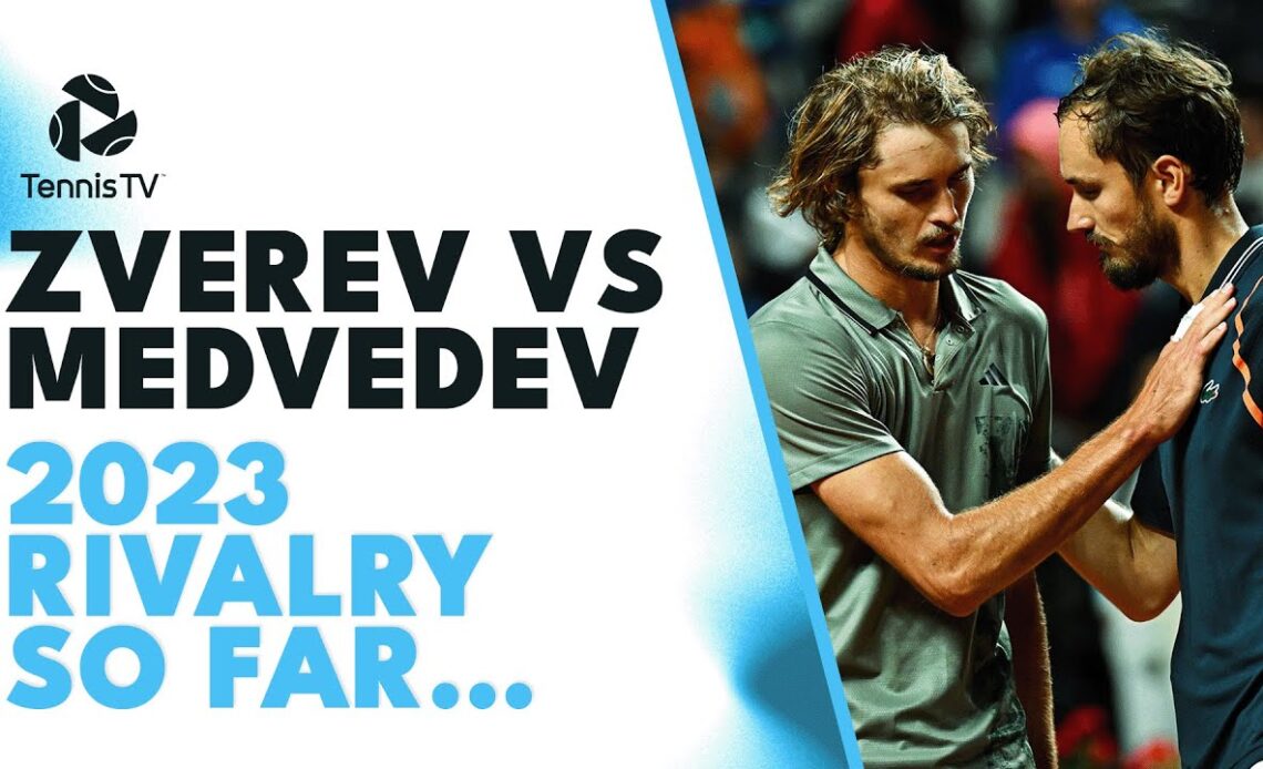 Medvedev vs Zverev | Drama-Filled Rivalry In 2023 So Far...