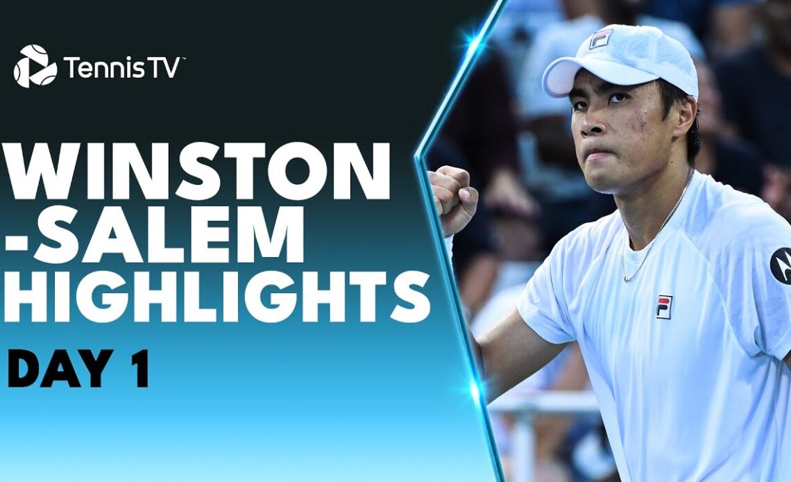 Nakashima Battles Kubler; Michelsen, Zhang & Ivashka in Action | Winston-Salem 2023 Day 1 Highlights