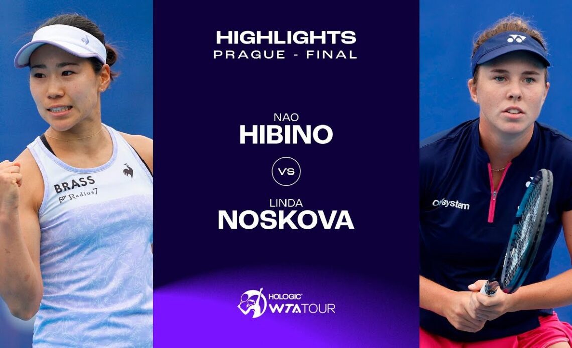 Nao Hibino vs. Linda Noskova | 2023 Prague Final | WTA Match Highlights