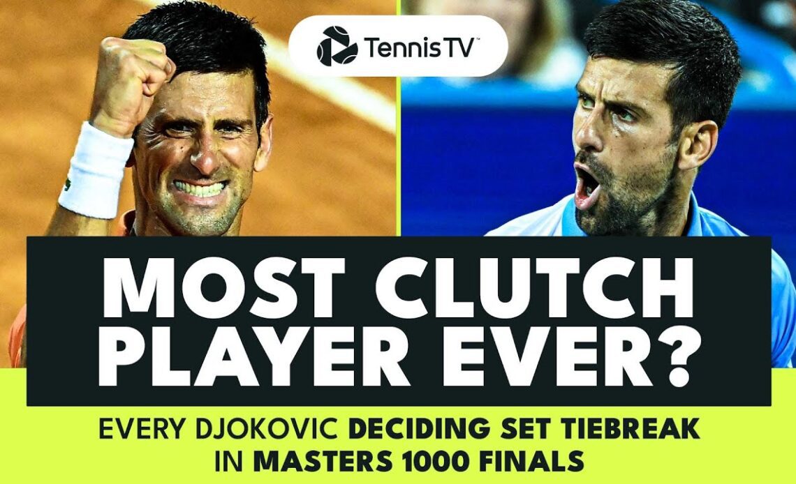 Novak Djokovic: Every Deciding Tiebreak in Masters 1000 Finals 🥶