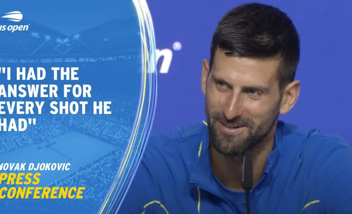 Novak Djokovic Press Conference | 2023 US Open Round 1