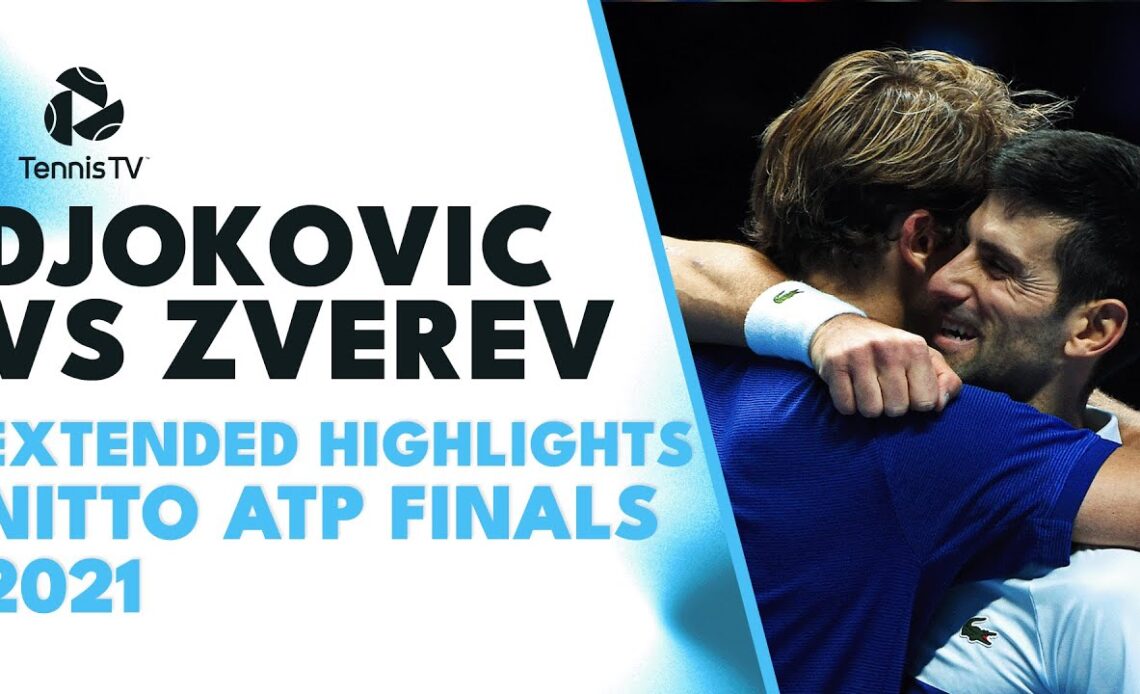 Novak Djokovic vs Alexander Zverev Extended Highlights | Nitto ATP Finals 2022